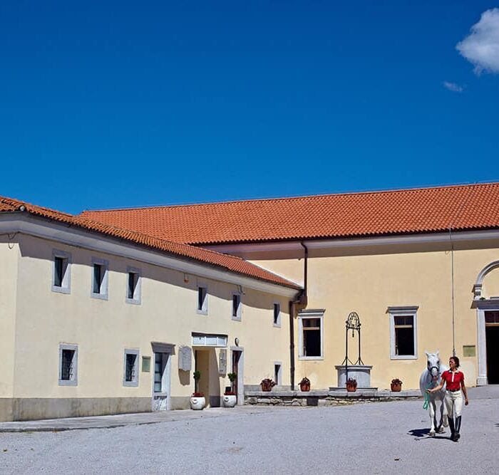 The Hof Courtyard historical center of Lipica Stud Farm